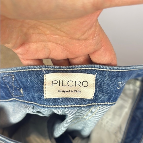 Pilcro Anthropology High-Rise Tower Flare Jeans Size 31 - Picture 4 of 11